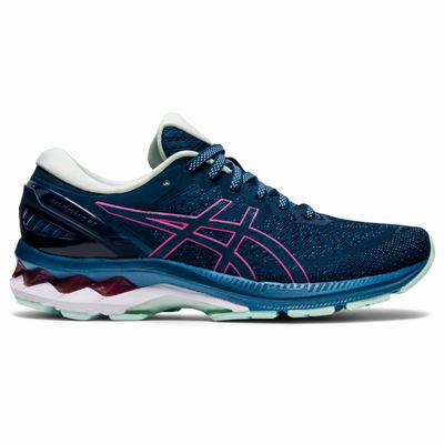 Női Asics Gel-Kayano 27 Futócipő AS5813609 Kék/Rózsaszín